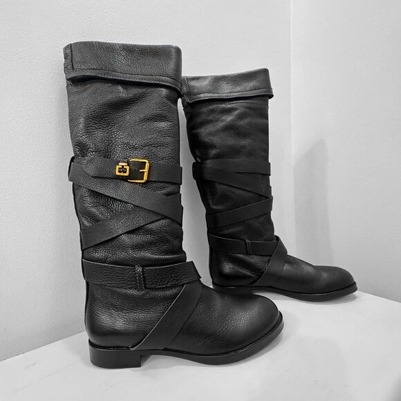 Chloe Prince 999 Leather Boots - Picture 1 of 10